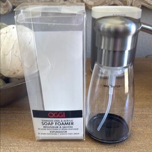 Oggi Stainless Steel & Acrylic Soap Foamer